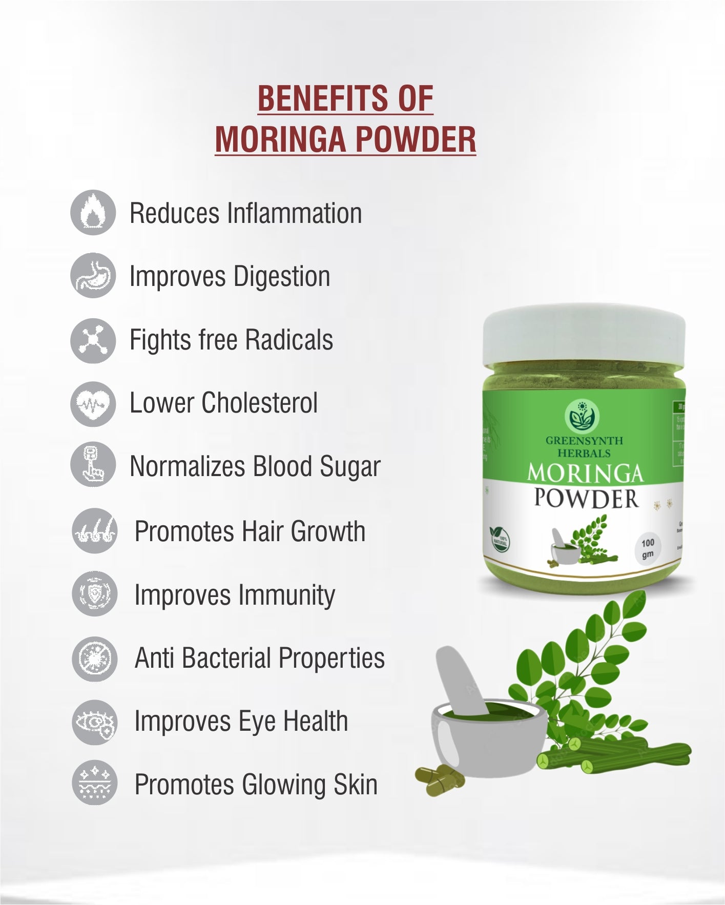 Moringa Powder 100 gm